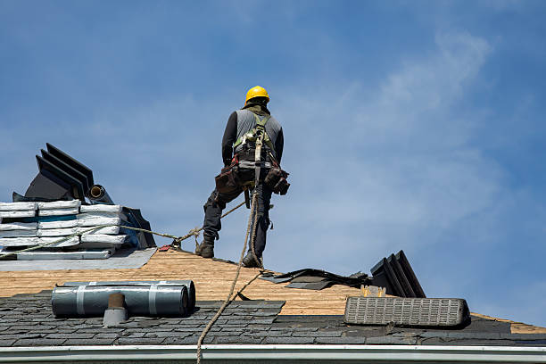 Professional Flat Roof Repair technician working in Iola, KS